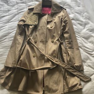 Betsy Johnson trench coat
